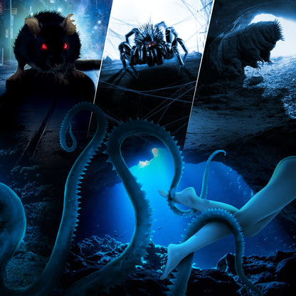 Collage of the mutant creatures featured in the Detest-A-Pest series.