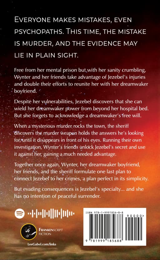 Lucid Fate back cover image. (398 pages.)