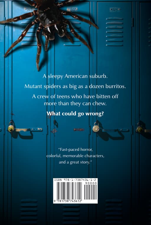 Arachnid 2.0 back hardcover image. (512 pages.)
